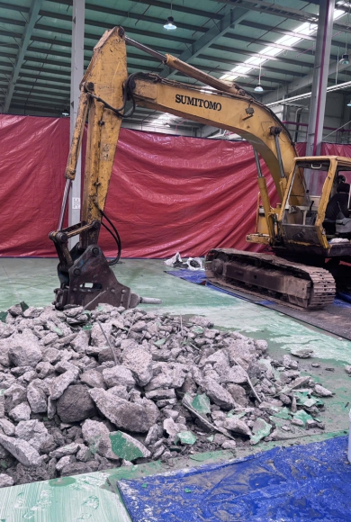 Dự án thi công móng bệ máy 200 tấn – Nhà máy Pyungil Vina